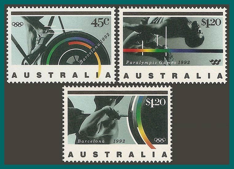 Australia 1992 Olympic Games, MNH  #1268-1270,SG1358-SG1360