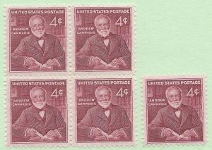 US #1171, MNH, Blk/4 + 1