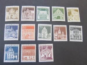 Germany 1966 Sc 936-40,42-9,51 MNH