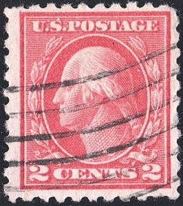 SC#463 2¢ Washington Single (1916) Used