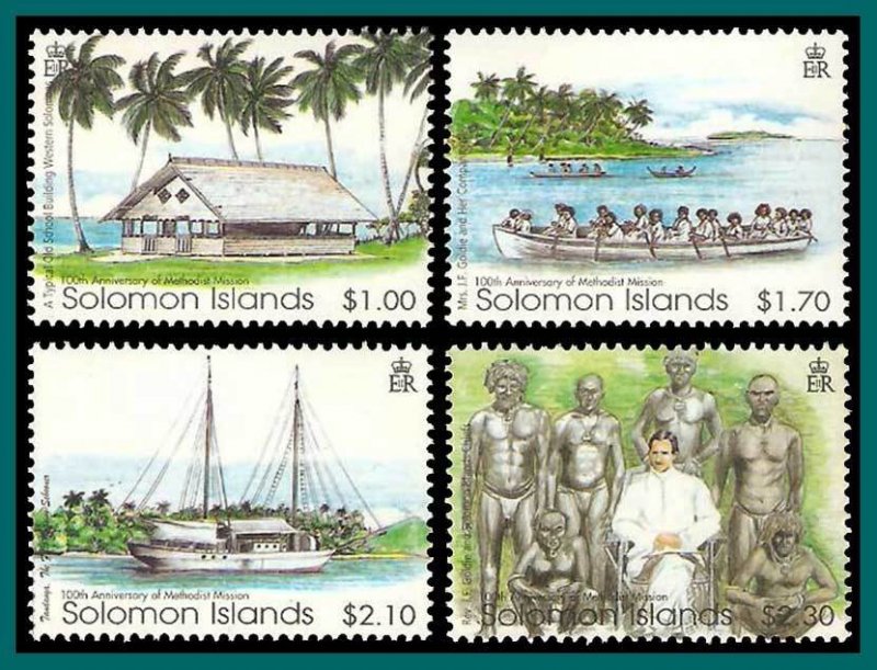 Solomon Islands 2002 Methodist Mission, MNH 937-940,SG1012-1015