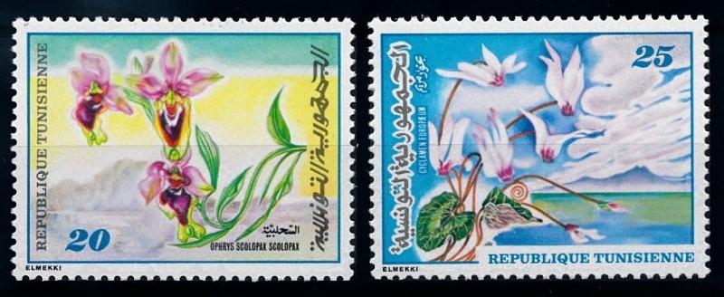 [66972] Tunisia 1980 Flora Flowers Blumen From Set MNH