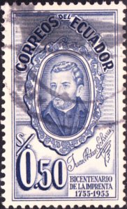 ECUADOR #610 USED