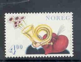 Norway Sc 1217 1999 Valentines Day stamp