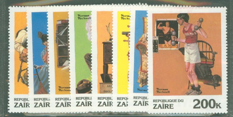 Zaire #1005-12  Single (Complete Set)