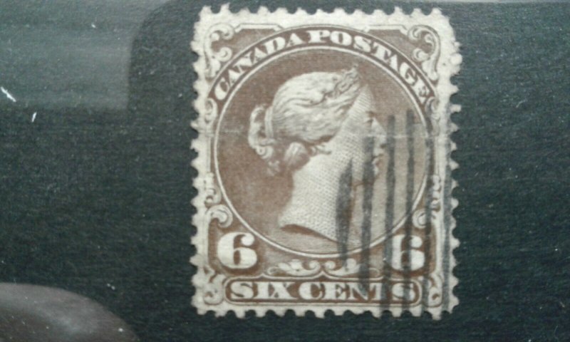 Canada #27 used crease space filler e1912.6063