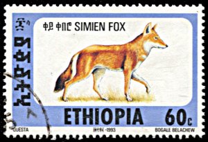 Ethiopia 1393L, used, Simien Fox