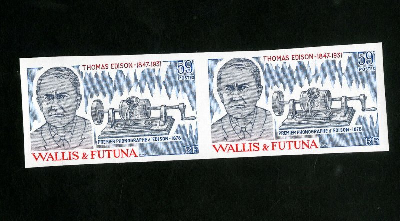 Wallis Et Futuna Stamps # 273 XF Imperf Pair OG NH