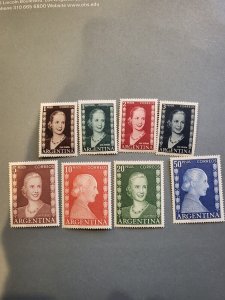 Stamps Argentina Scott #611-8 nh