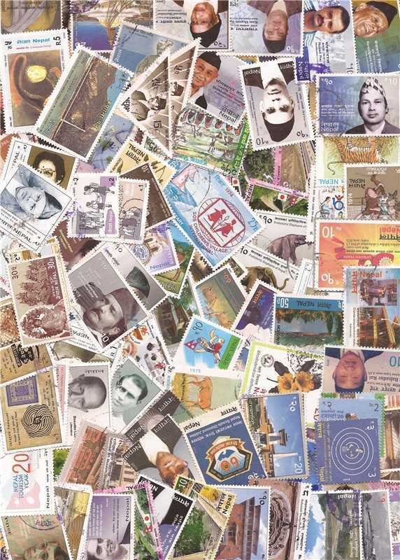 Nepal Collection - 500 Different Stamps Mostly Pictorials