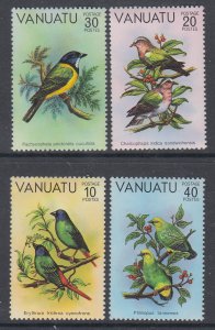 Vanuatu 300-303 Birds MNH VF