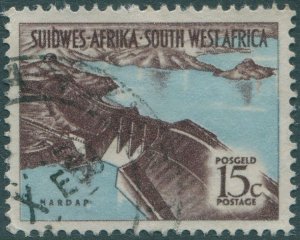 South West Africa 1961 SG182 15c Hardap Dam FU