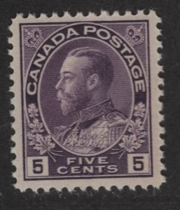 Canada Sc#112 M/NH/VF