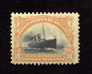 HS&C: Scott #299 10 cent Pan American. Mint VF H US Stamp