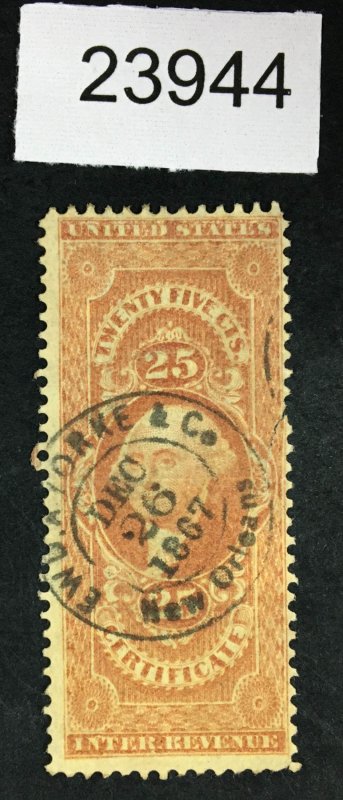 US STAMPS # R44c H/S USED $ LOT #23944