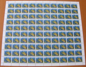 Australia: 1984 50c Marine Life Great Barrier (Surgeonfish) sheet of 100 MUH*