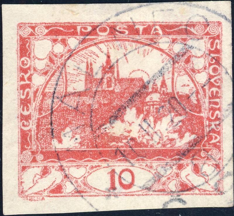 TCHECOSLOVAQUIE / CZECHOSLOVAKIA 1920  MÁLINEC * ČSP * a  (V.467-1) on Mi.3