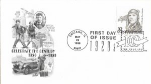 1998 FDC, #3184m, 32c Celebrate the Century: 1920's, Art Craft