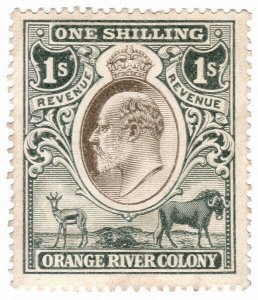 (I.B) Orange River Colony Revenue : Duty Stamp 1/-