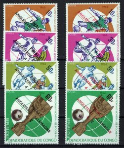 Congo Democratic Republic 587-590 MNH Soccer Sports Games ZAYIX 0224S0036M