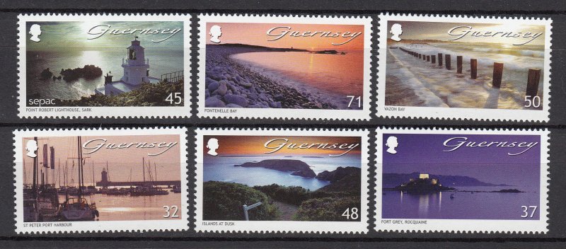 Guernsey 2007 Sea Guernsey,   set of 6,  Mint NHM