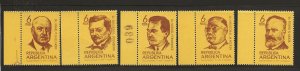 ARGENTINA   SC #  897 - 901    MNH