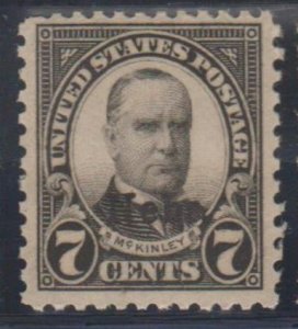 U.S. Scott #676 McKinley - Nebraska Overprint Stamp - Mint Single