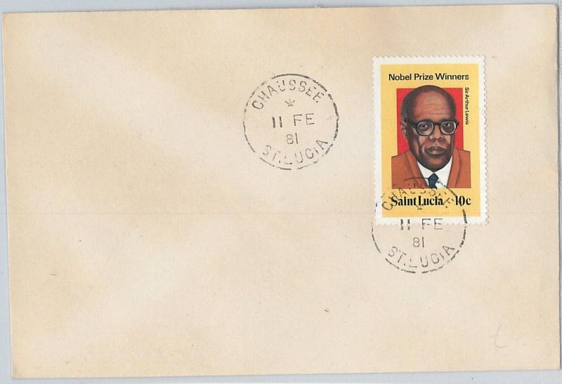 62310  -  ST LUCIA - POSTAL HISTORY -   COVER 1981: CHAUSEE