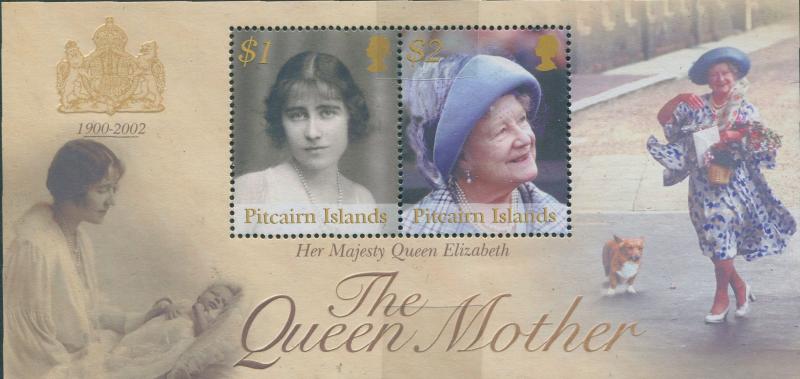 Pitcairn Islands 2002 SG627 Queen Mother MS MNH