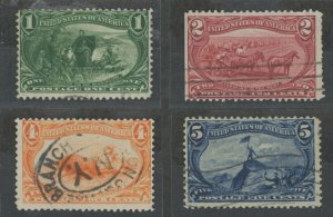 United States #285-288 Used Single