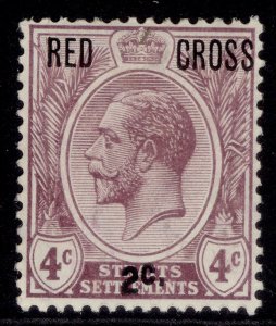 MALAYSIA - Straits Settlements GV SG217, 4c + 2c dull purple, M MINT.