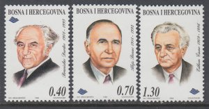 Bosnia and Herzegovina Bosniak Government 300-302 MNH VF