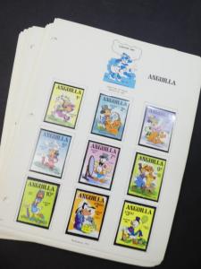 EDW1949SELL : Anguilla Beau Collection de VF MNH Disney Jeux, S/S & Shtlts