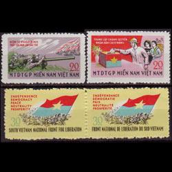 VIET NAM-N.L.F. 1969 - Scott# 19-22 Natl.Front Set of 4 NH