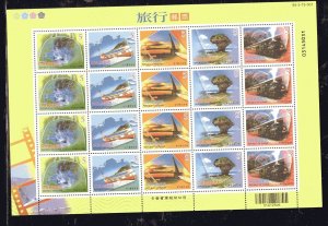 CHINA, REPUBLIC OF #3659 3660 2006 GREETING STAMPS MINT VF NH O.G SHT20 xx