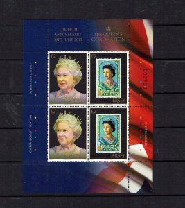 Jersey: 2013, 60th Anniversary of the Coronation, MNH Sheetlet