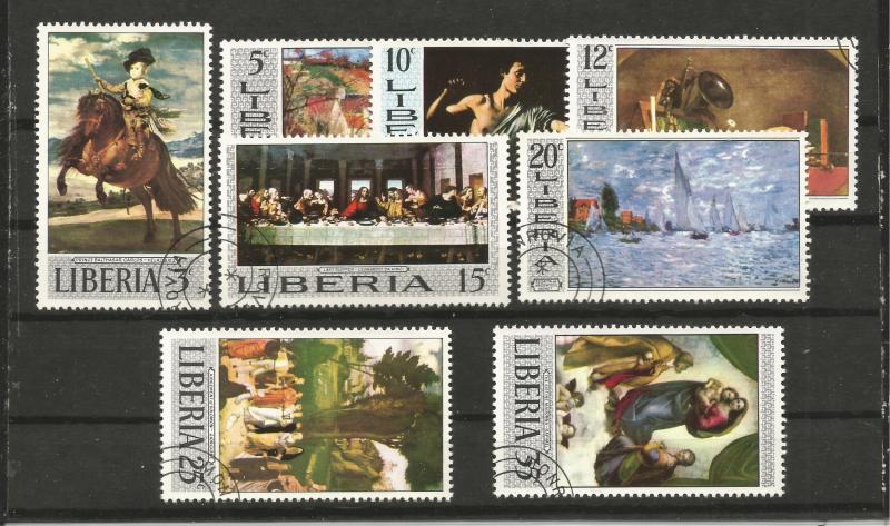 Liberia 489-496 Used