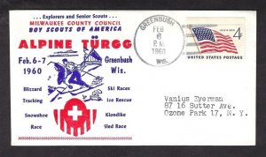 1960 US Boy Scout Greenbush, Wis Explorer Milwaukee Council BSA Alpine Turgg