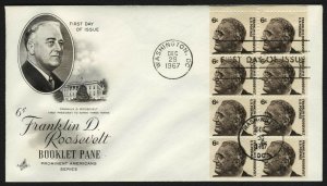 #1284b 6c Roosevelt, Art Craft FDC **ANY 5=FREE SHIPPING** 