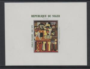 XG-S248 PAINTINGS - Nigeria, 1981 Picasso Centenary Deluxe Proof MNH Sheet