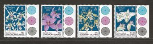 Solomon Islands Scott catalog # 598-601 Mint NH