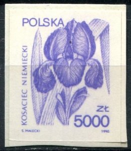 Poland Sc#2979 MH/Unused, 5000z vio, Plants (1990-1991) (1990)