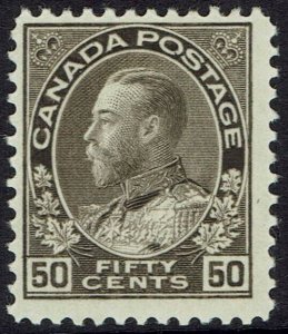 CANADA 1911 KGV 50C