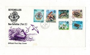 D383227 Seychelles FDC Marine Life Definitives Part 2 1978