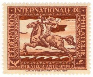 (I.B) Switzerland Cinderella : FIP Anniversary Stamp