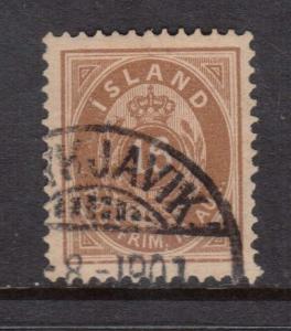 Iceland #20 VF Used With Nice Cancel