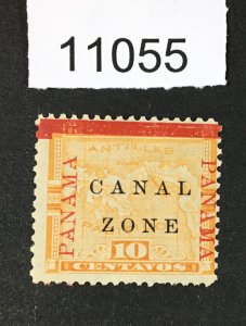 MOMEN: US STAMPS CANAL ZONE # 13 MINT OG H LOT #11055