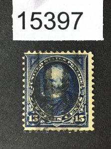 US STAMPS # 274 USED FLORAL PARK,NY CV. $18 LOT #15397