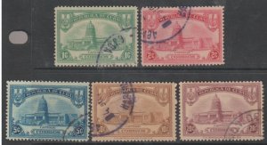 U.S. Scott #294-298 Cuba Possession Stamp - Used Set of 5 Stamps