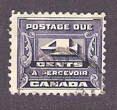 Canada #J13, Used**-